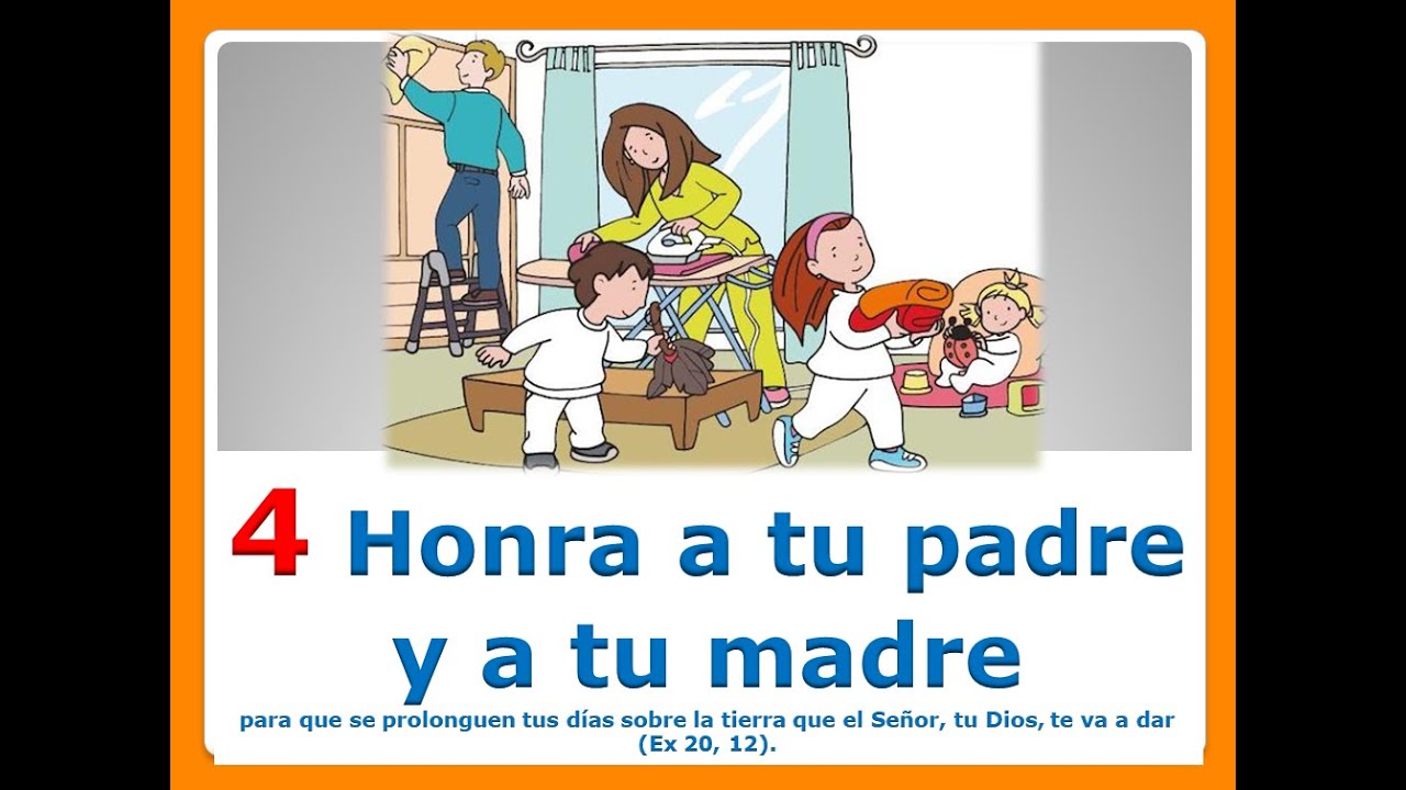 cual es el 4 mandamiento de la biblia