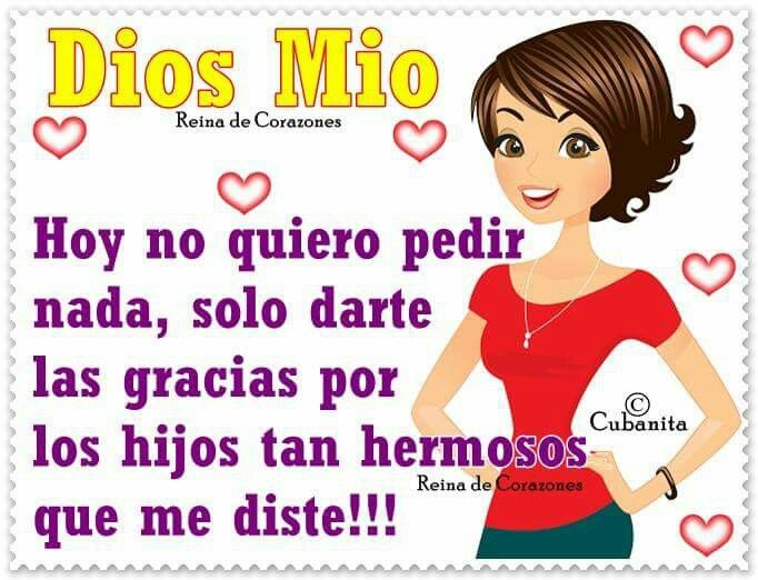 imágenes de agradecimiento a dios por los hijos