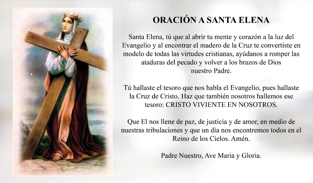 La Oración De Santa Elena De La Cruz