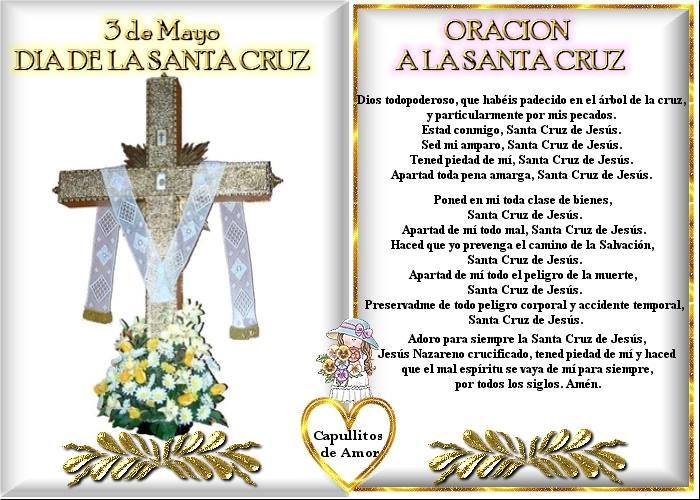 Oracion De La Santa Cruz Para Proteccion