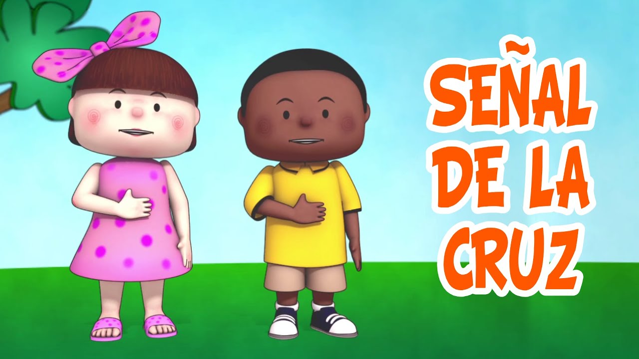 por la señal de la santa cruz para niños