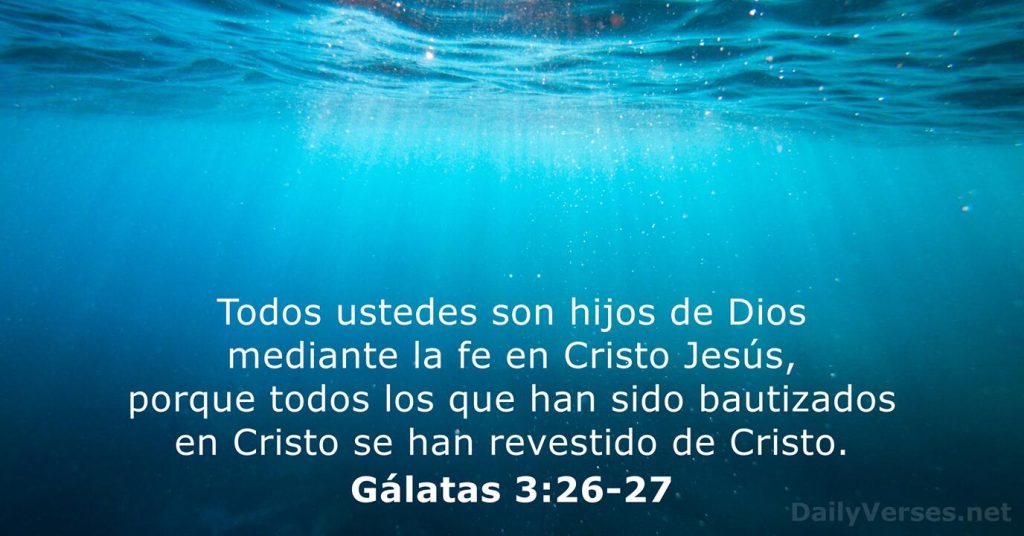significado del bautismo en agua segun la biblia