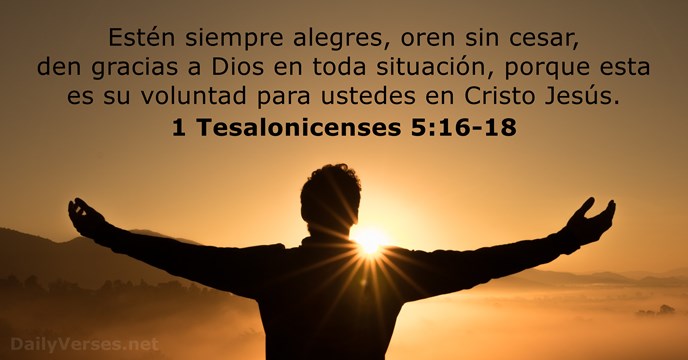 Versículos De Acción De Gracias En La Biblia Reina Valera